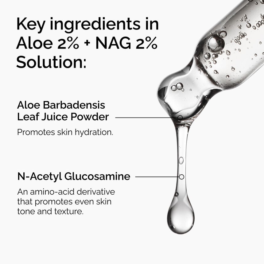 Aloe 2% + NAG 2% Solution Hydrating Skin Barrier Serum - Image 3