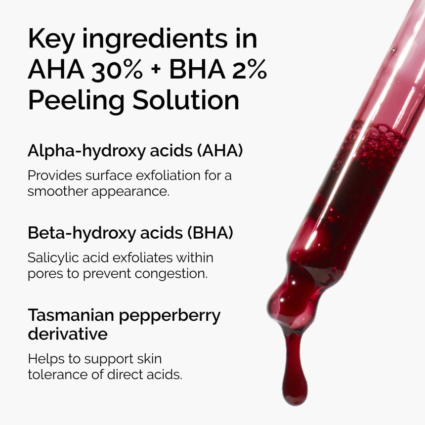 AHA 30% + BHA 2% Peeling Solution Exfoliating Face Treatment - Image 3