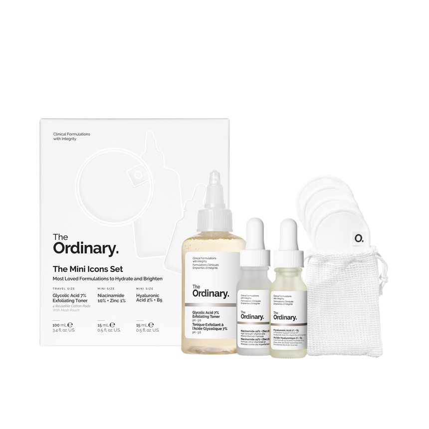 Mini Icons Set Travel Size Best Selling Skin Care Set