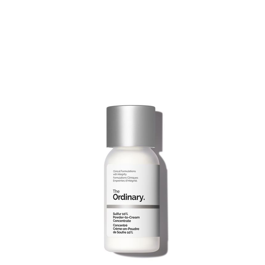 Sulfur 10% Powder-to-Cream Concentrate Acne Treatment