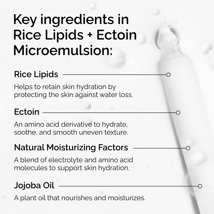 Rice Lipids + Ectoin Microemulsion Hydrating Barrier Serum - Image 7